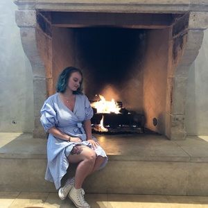 Dress • puffy sleeved • short/long length • M